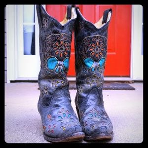 Corral Sugar skull boots size 7